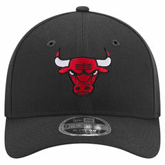 Chicago Bulls 9FORTY Stock M-Crown Adjustable Hat Black | New Era