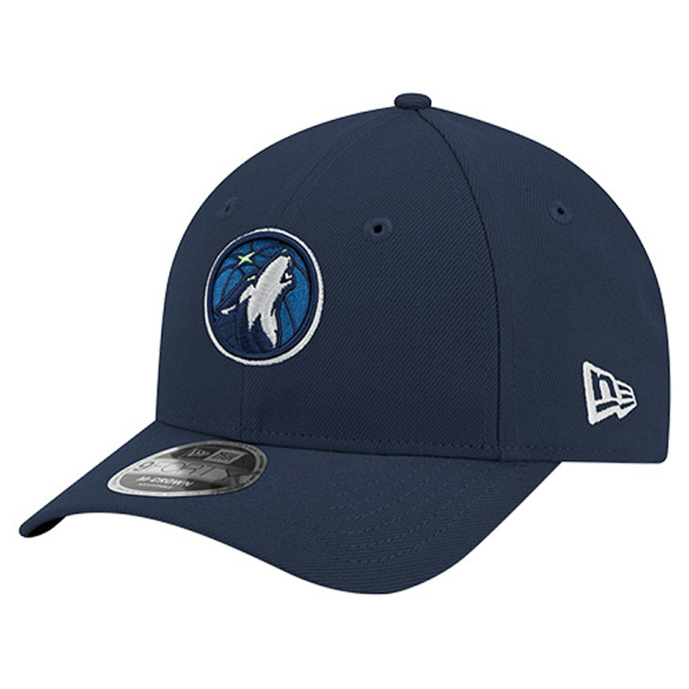 Minnesota Timberwolves 9FORTY Stock M-Crown Adjustable Hat Navy | New Era discount