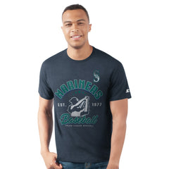Seattle Mariners Starter Prime Time Batter T-Shirt - Navy - MLB Sale
