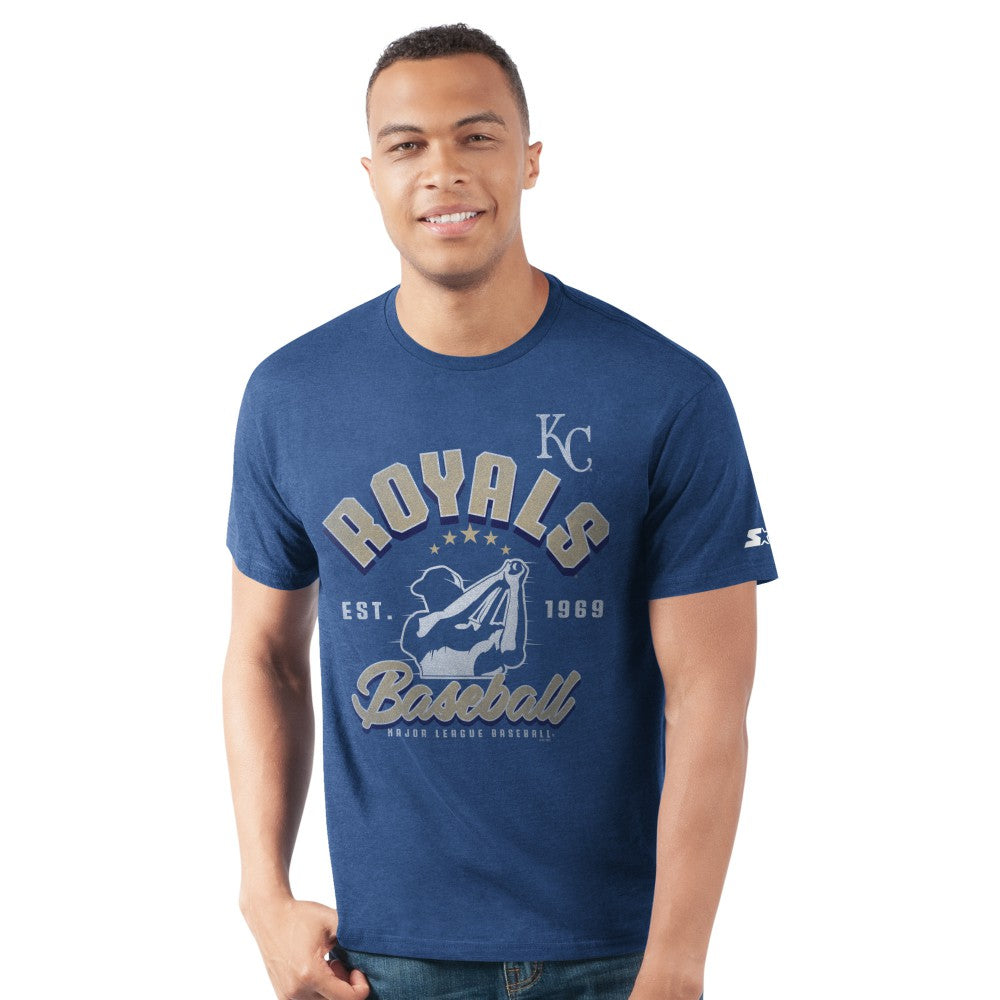 Kansas City Royals Starter Prime Time Batter T-Shirt - Royal - MLB Sale