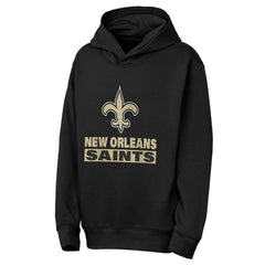New Orleans Saints Outerstuff Youth Back to Basics Hoodie Black
