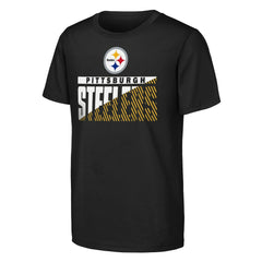 Pittsburgh Steelers Outerstuff Youth Never Quit 2-Pack T-Shirt Set Black
