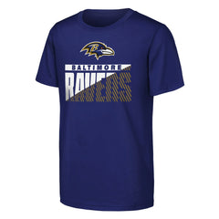 Baltimore Ravens Outerstuff Youth Never Quit 2-Pack T-Shirt Set Purple