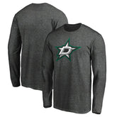 Dallas Stars Fanatics Logo Long Sleeve T-Shirt - Charcoal - NHL 202890532
