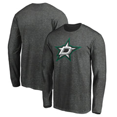 Dallas Stars Fanatics Logo Long Sleeve T-Shirt - Charcoal - NHL 202890532
