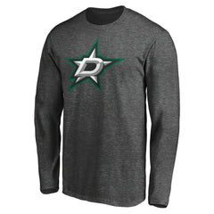 Dallas Stars Fanatics Logo Long Sleeve T-Shirt - Charcoal - NHL 202890532