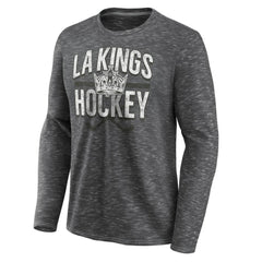 Los Angeles Kings Fanatics Logo Long Sleeve T-Shirt - Charcoal - NHL 202890533