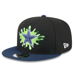 Dallas Cowboys New Era Nickelodeon Slime 9FIFTY Snapback Hat Black/Navy