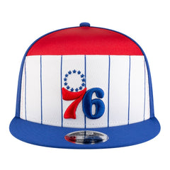 Philadelphia 76ers Youth 2025 NBA Tip Off Split Panel 9FIFTY Snapback Hat White/Blue | New Era discount