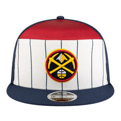 Denver Nuggets Youth 2025 NBA Tip Off Split Panel 9FIFTY Snapback Hat for sale White/Navy | New Era US