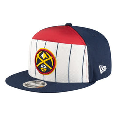 Denver Nuggets Youth 2025 NBA Tip Off Split Panel 9FIFTY Snapback Hat for sale White/Navy | New Era US