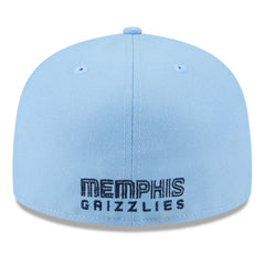 Memphis Grizzlies 2025 NBA Tip Off Split Panel 59FIFTY Fitted Hat White/Light Blue | New Era Near Me