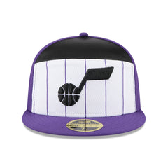 Utah Jazz 2025 NBA Tip Off Split Panel 59FIFTY Fitted Hat White/Purple | New Era for sale