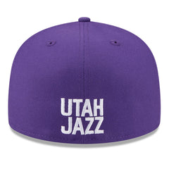 Utah Jazz 2025 NBA Tip Off Split Panel 59FIFTY Fitted Hat White/Purple | New Era for sale
