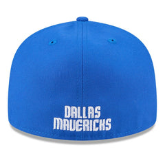 Dallas Mavericks 2025 NBA Tip Off Split Panel 59FIFTY Fitted Hat for sale White/Blue | New Era Near Me