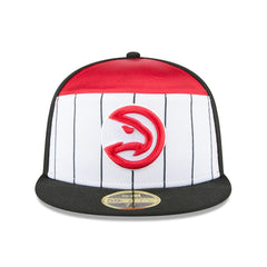 Atlanta Hawks 2025 NBA Tip Off Split Panel 59FIFTY Fitted Hat White/Black | New Era discount