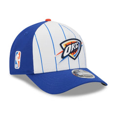 Oklahoma City Thunder 2025 NBA Tip Off M-Crown A-Frame 9FORTY Adjustable Hat White/Blue | New Era online