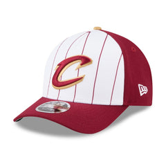 Cleveland Cavaliers 2025 NBA Tip Off M-Crown A-Frame 9FORTY Adjustable Hat for sale White/Wine | New Era Near Me
