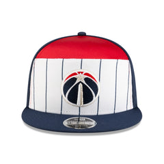 Washington Wizards 2025 NBA Tip Off Split Panel 9FIFTY Snapback Hat White/Navy | New Era discount