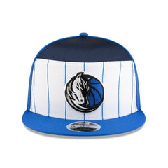 Dallas Mavericks 2025 NBA Tip Off Split Panel 9FIFTY Snapback Hat for sale White/Blue | New Era US