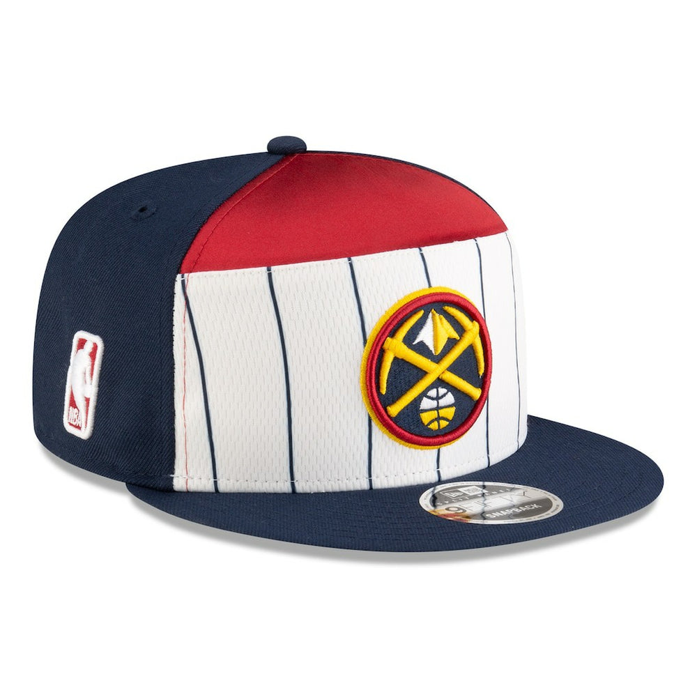 Denver Nuggets 2025 NBA Tip Off Split Panel 9FIFTY Snapback Hat for sale White/Navy | New Era online