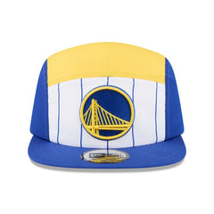 Golden State Warriors 2025 NBA Tip Off Camper Adjustable Hat for sale White/Royal | New Era Near Me