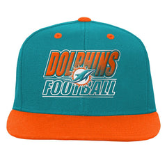 Miami Dolphins Outerstuff Youth Team Gradient Deadstock Snapback Hat Aqua