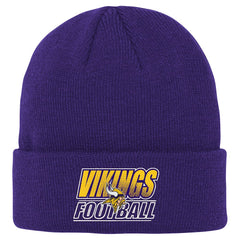 Minnesota Vikings Outerstuff Youth Team Gradient Cuffed Knit Hat Purple