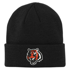 Cincinnati Bengals Outerstuff Youth Team Gradient Cuffed Knit Hat Black
