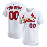 St. Louis Cardinals Nike Home Elite Custom Jersey - White - Nike on Sale