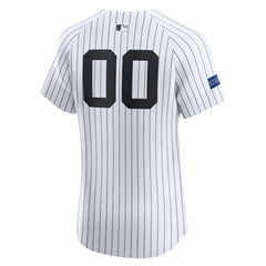 New York Yankees Nike Home Elite Sponsor Patch Custom Jersey - White - Nike Discount
