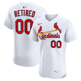 St. Louis Cardinals Nike Home Elite Pick-A-Player Retired Roster Jersey - White - Nike Online