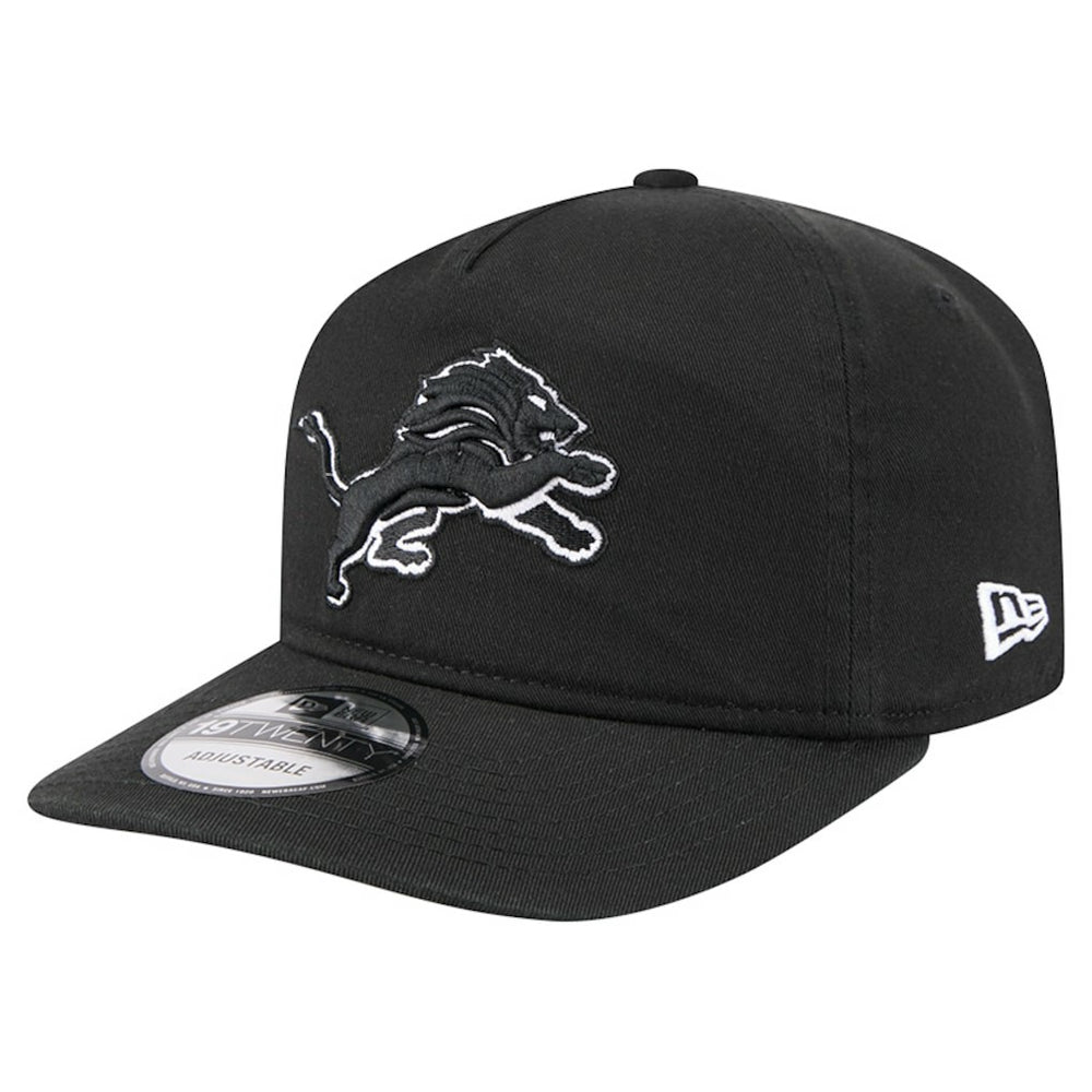 Detroit Lions New Era 19TWENTY Adjustable Hat Black/White