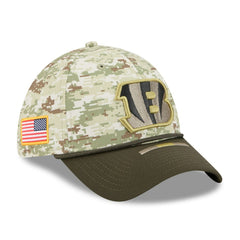 Cincinnati Bengals New Era 2025 Salute to Service 39THIRTY Flex Hat Camo