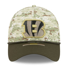 Cincinnati Bengals New Era 2025 Salute to Service 39THIRTY Flex Hat Camo