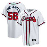 Spencer Schwellenbach Atlanta Braves Nike Home Replica Jersey - White - Nike Sale