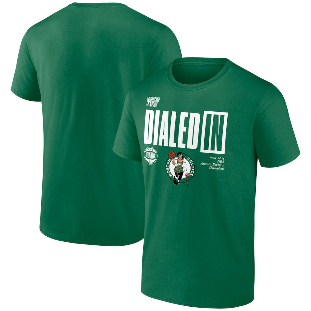 Boston Celtics 2025 Atlantic Division Champions Locker Room T-Shirt Kelly Green | Fanatics online