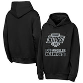 Los Angeles Kings Outerstuff Youth Back to Basics Hoodie - Black - NHL 202900621