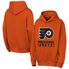 Philadelphia Flyers Outerstuff Youth Back to Basics Hoodie - Classic Orange - NHL 202900629