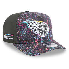 Tennessee Titans New Era 2025 NFL Crucial Catch A-Frame 9FIFTY Snapback Hat Black