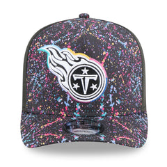Tennessee Titans New Era 2025 NFL Crucial Catch A-Frame 9FIFTY Snapback Hat Black