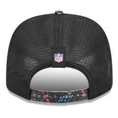 Detroit Lions New Era 2025 NFL Crucial Catch 9SEVENTY Adjustable Hat Black