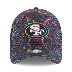 San Francisco 49ers New Era 2025 NFL Crucial Catch 39THIRTY Flex Hat Black