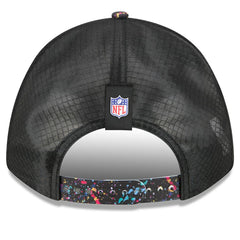 Miami Dolphins New Era Youth 2025 NFL Crucial Catch 9FORTY Adjustable Hat Black