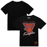 New York Knicks Worldwide Collection Tri-Logo T-Shirt Black | Mitchell & Ness for sale