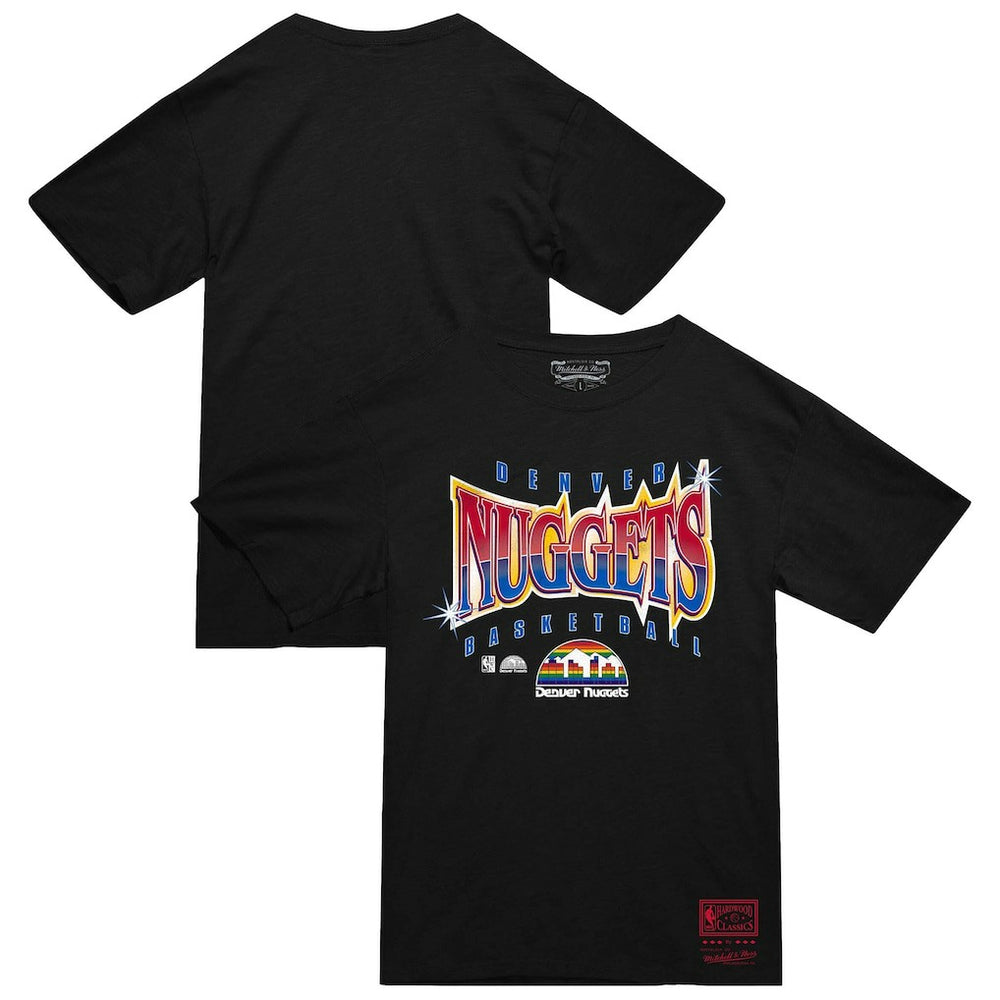 Denver Nuggets Worldwide Collection Glow Up T-Shirt for sale Black | Mitchell & Ness for sale