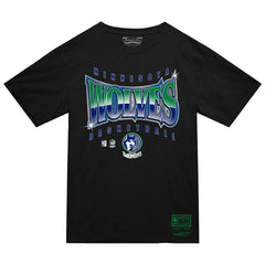 Minnesota Timberwolves Worldwide Collection Glow Up T-Shirt Black | Mitchell & Ness online