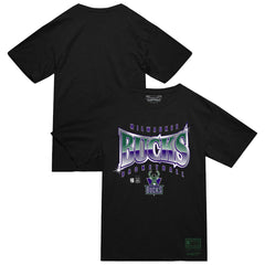 Milwaukee Bucks Worldwide Collection Glow Up T-Shirt Black | Mitchell & Ness Lifestyle