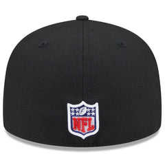 San Francisco 49ers New Era 2025 Rivalries Collection Sideline Rope 59FIFTY Fitted Hat Black