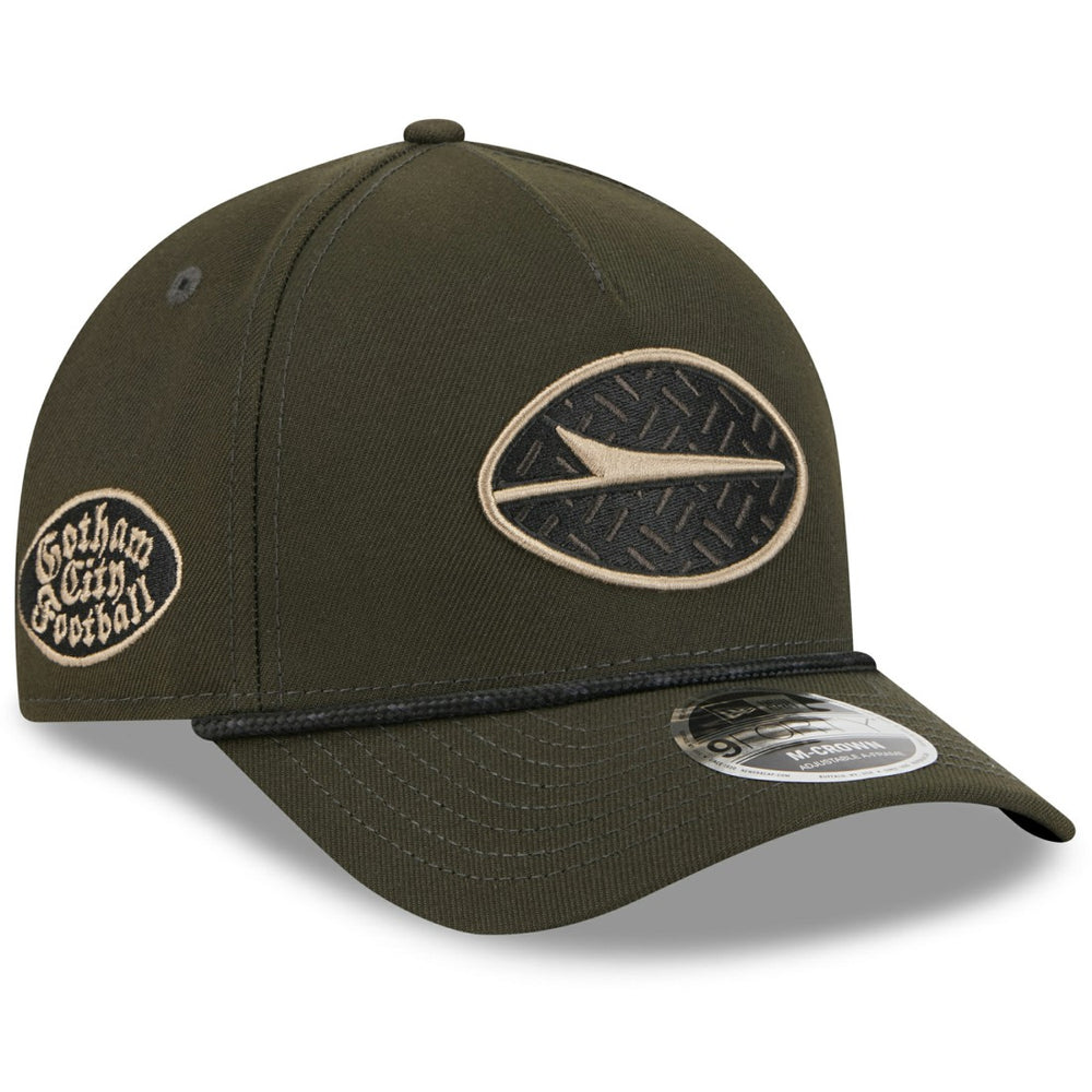 New York Jets New Era 2025 Rivalries Collection Sideline A-Frame 9FORTY Adjustable Hat Gotham Green